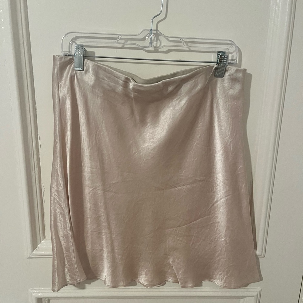 Aritzia silk skirt